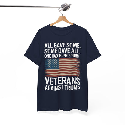Veterans Against Trump Anti Trump Political Protest T-Shirt