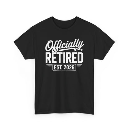 Funny Retirement 2026 Officially Retired Vintage Humor T-Shirt