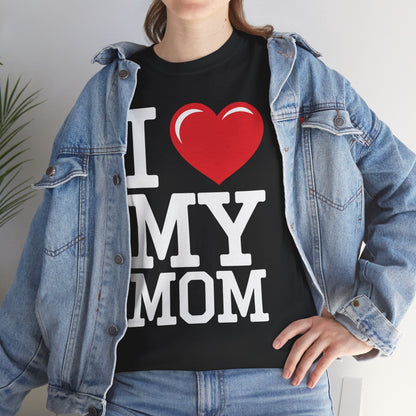 I Love My Mom Mothers Day from Daughter or Son T-Shirt