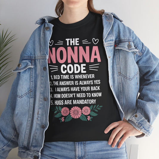 The A Nonna Code Funny Grandma Mothers Day Gifts T-Shirt