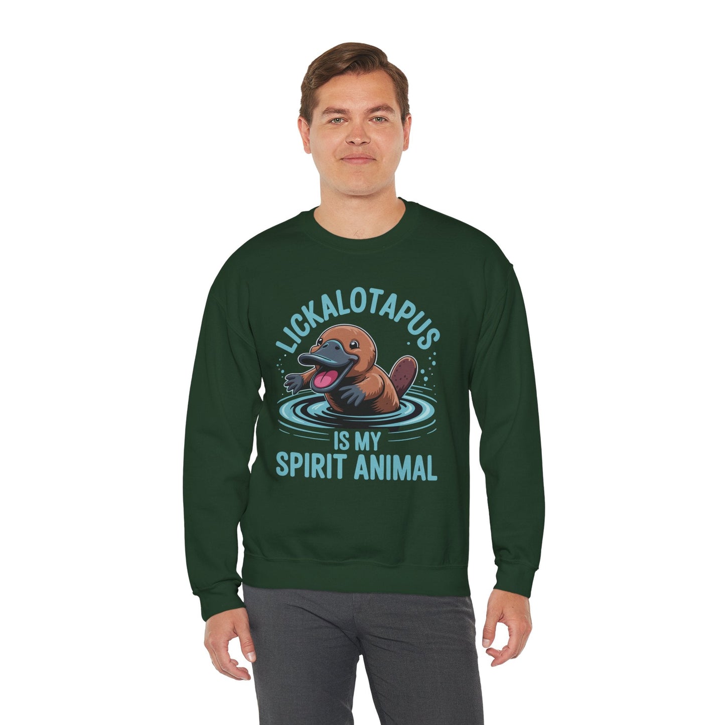 Vintage Funny Lickalottapus Is My Spirit Animal Lovers Meme Sweatshirt