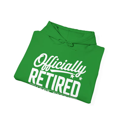Funny Retirement 2025 Officially Retired 2025 Vintage Humor Hoodie