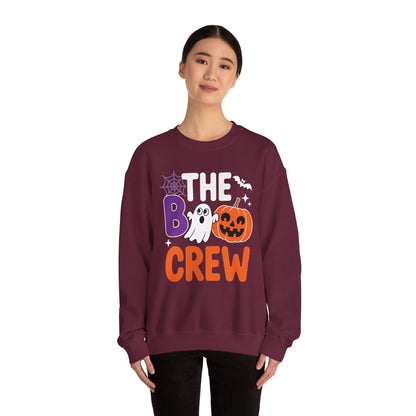 Halloween The Boo Crew Cute Ghost Spooky Family Matching Sweatshirt