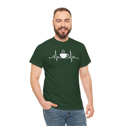 Coffee Heartbeat Drinking Coffee T-Shirt