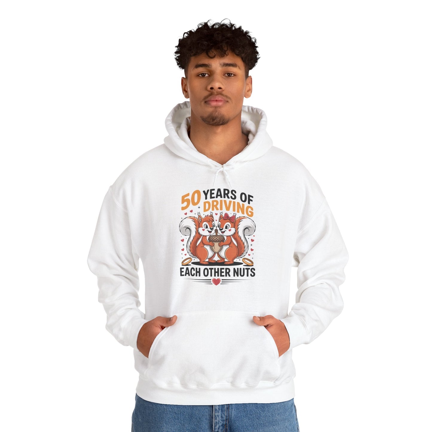 50th Wedding Anniversary 50 Years Of Driving Each Other Nuts Hoodie