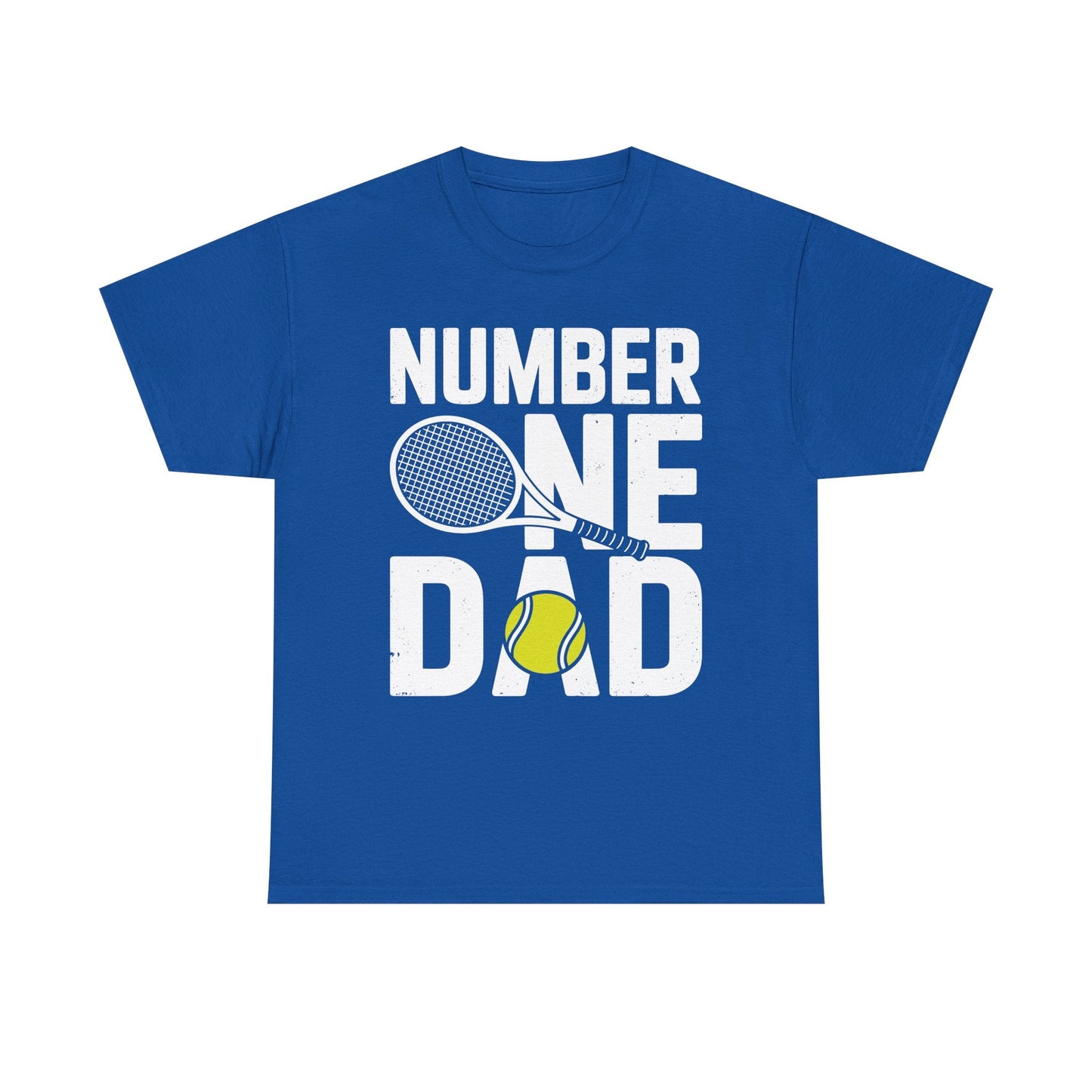 Tennis Dad Number One Daddy with Tennis Sayings Fathers Day T-Shirt