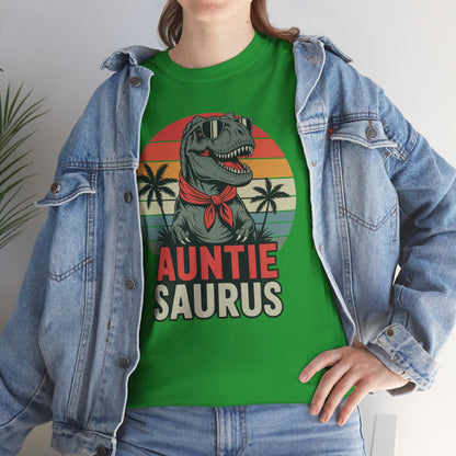 Auntiesaurus T Rex Dinosaur Auntie Saurus Family Matching T-Shirt