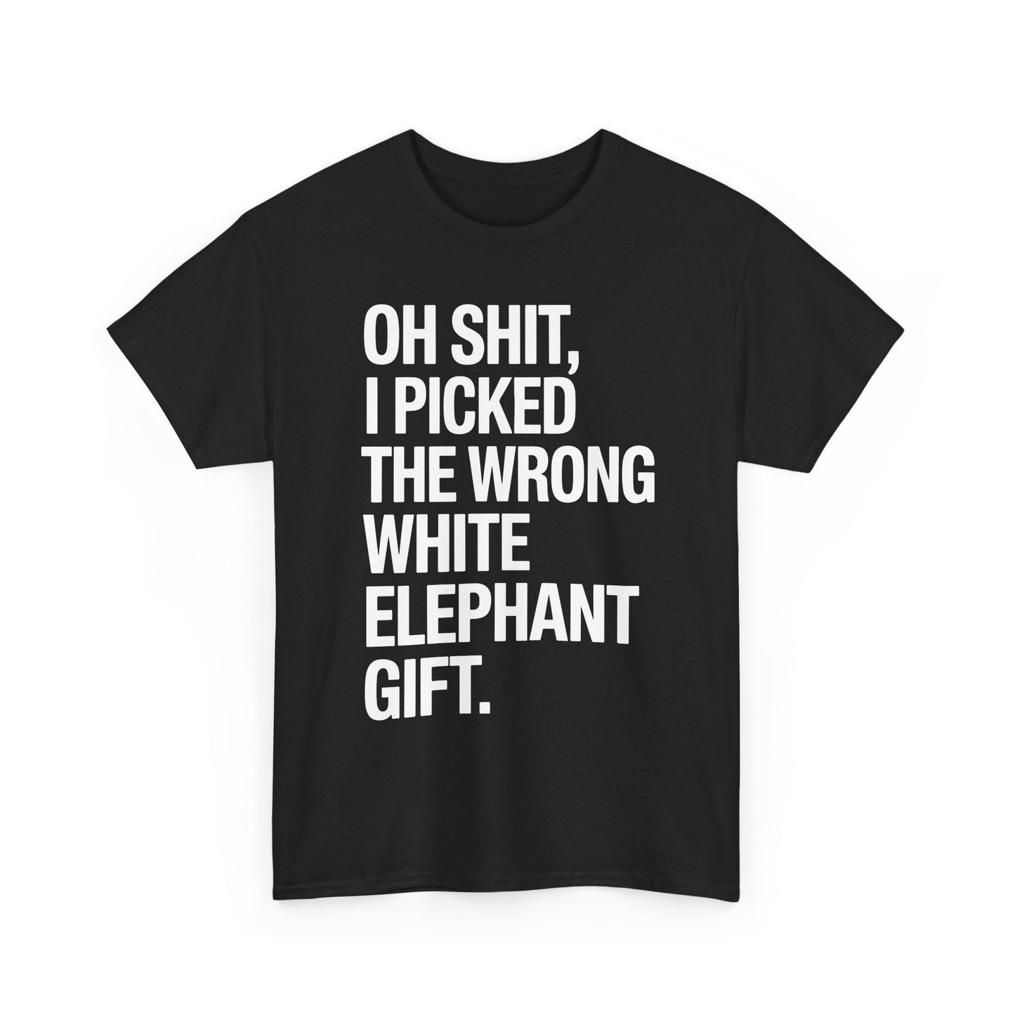 Oh Shit Funny White Elephant Gifts for Adults Under 15 20 T-Shirt