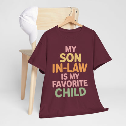 My Son In Law Is My Favorite Child Mothers Day Mother in Law T-Shirt