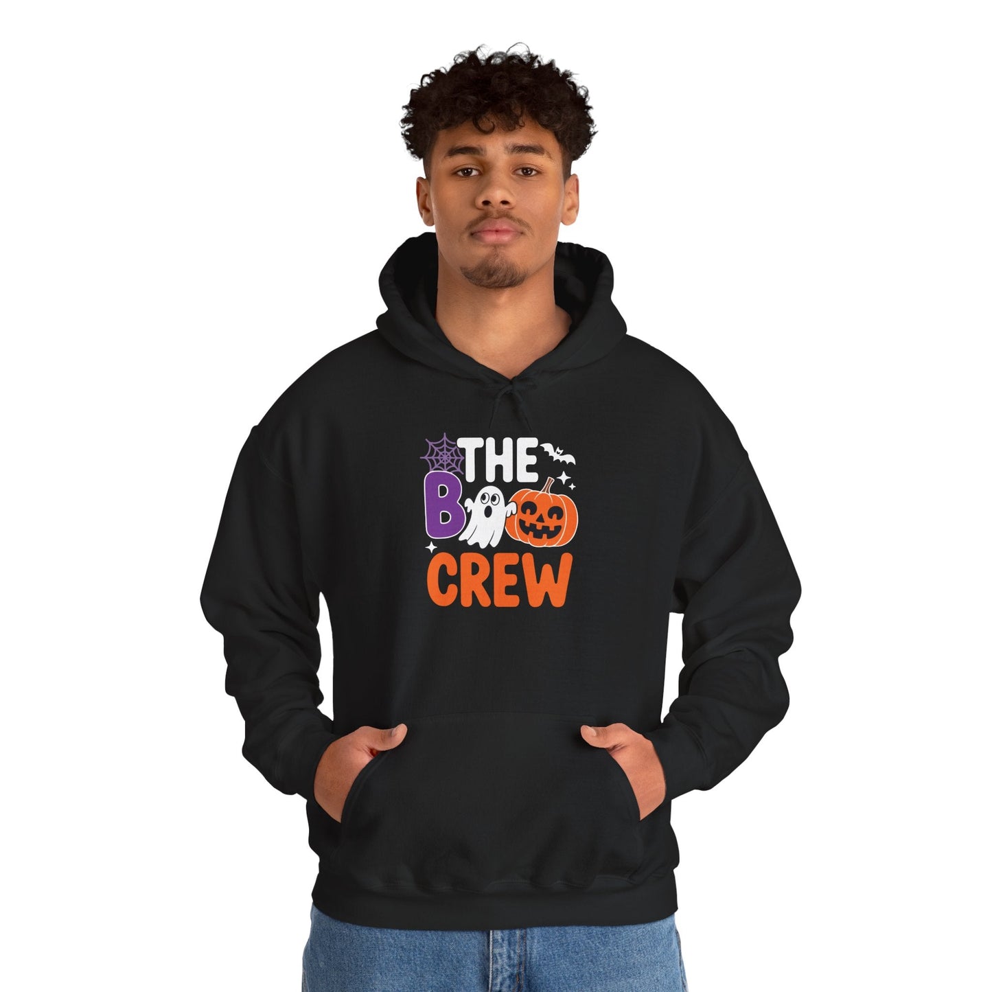 Halloween The Boo Crew Cute Ghost Spooky Family Matching Hoodie