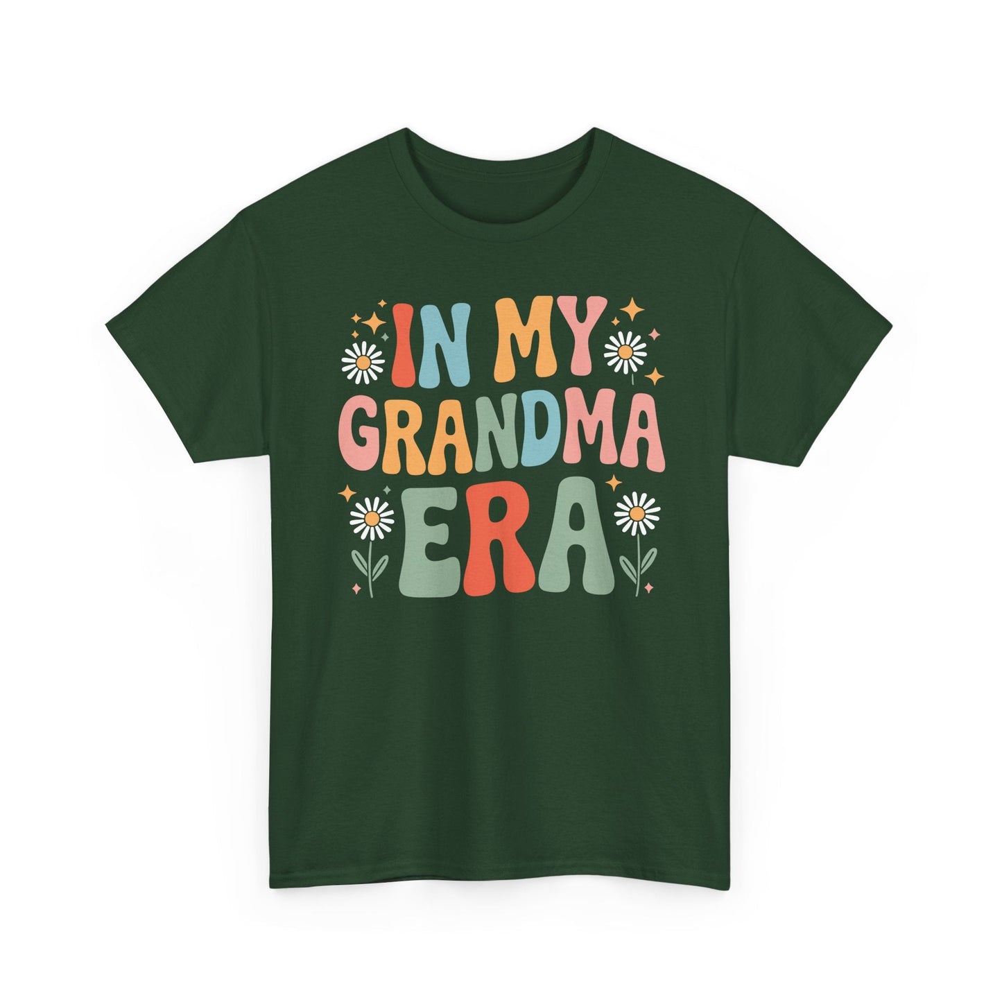 In My Grandma Era Funny Sarcastic Groovy Retro Mothers Day T-Shirt