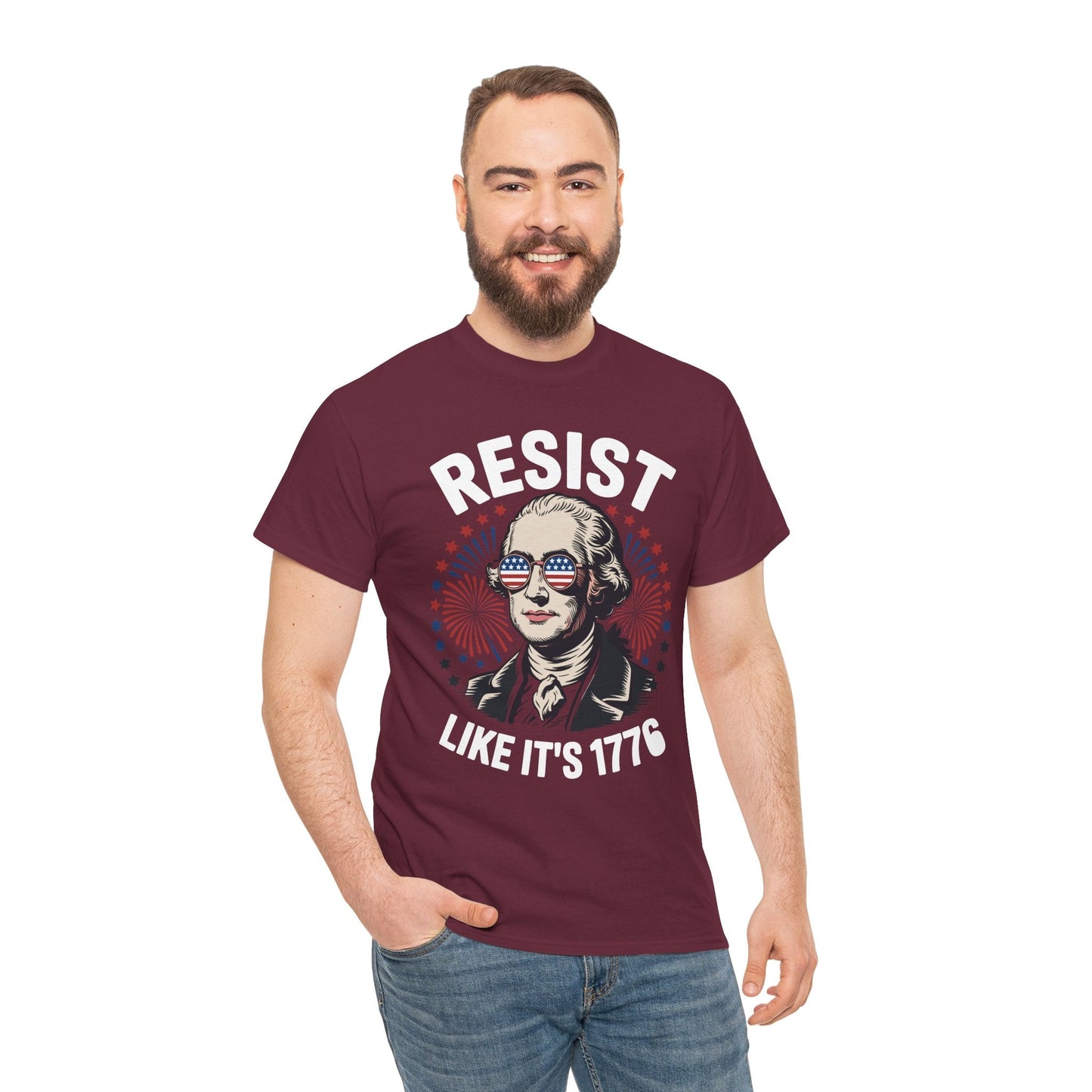 Resist Like It's 1776 Rejecting Kings 4th of July Anti-Trump T-Shirt
