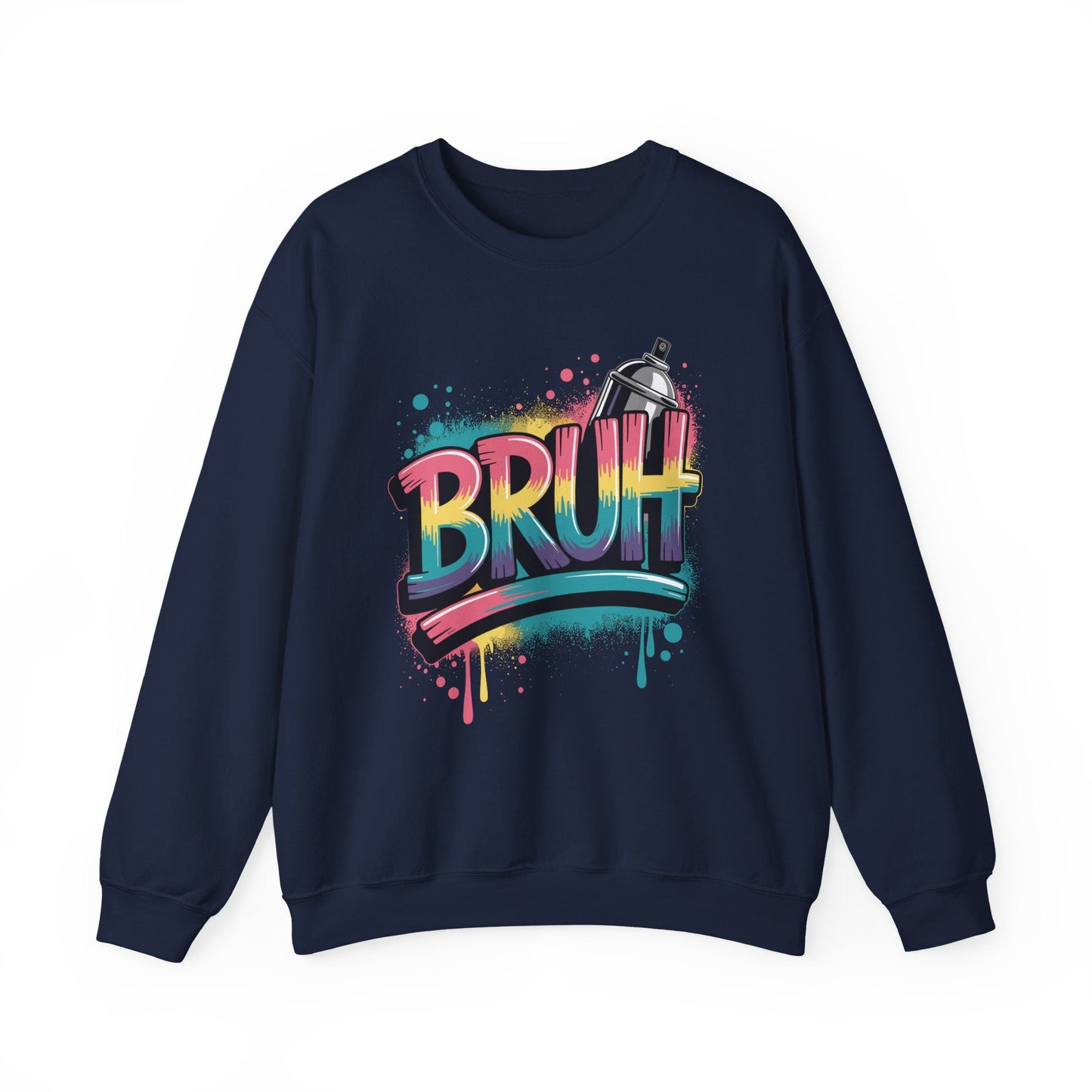 Bruh Graffiti Funny Saying Street Art Meme Men Boys Kids Sweatshirt