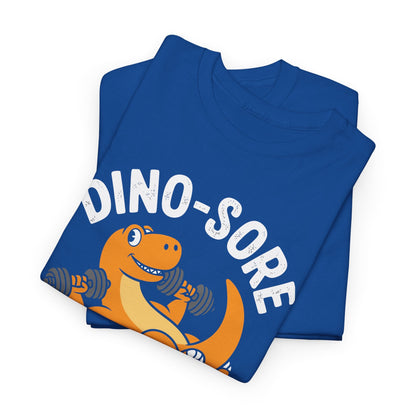 Gym Workout Dino Sore Exercise Fitness Boys Women Men T-Shirt