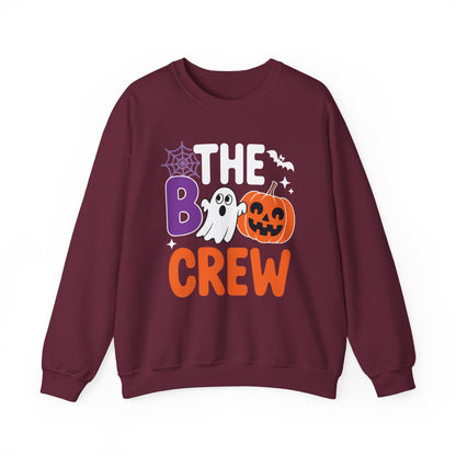 Halloween The Boo Crew Cute Ghost Spooky Family Matching Sweatshirt