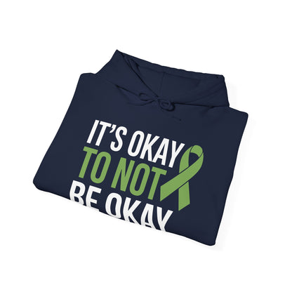 Its Okay To Not Be Okay Mental Health Awareness Ribbon Hoodie