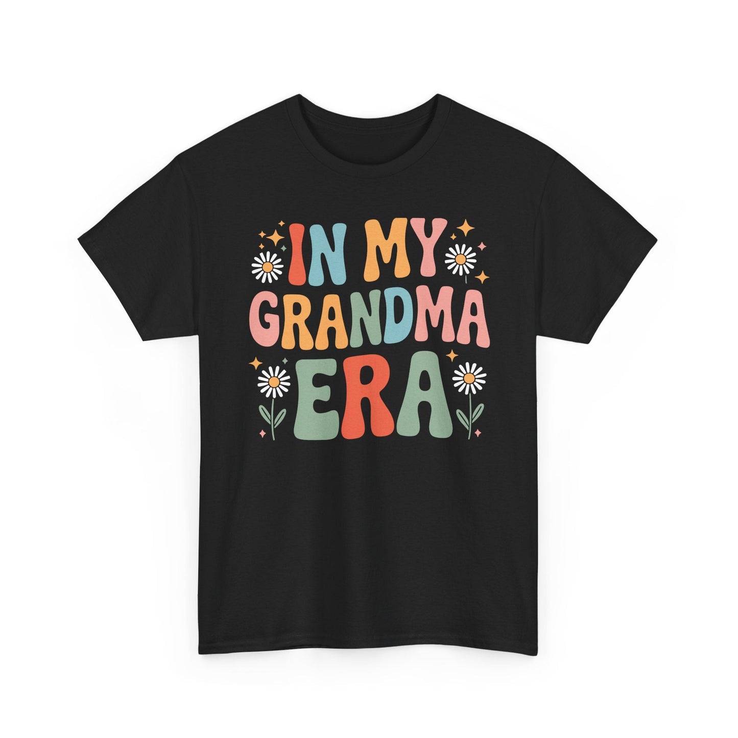 In My Grandma Era Funny Sarcastic Groovy Retro Mothers Day T-Shirt