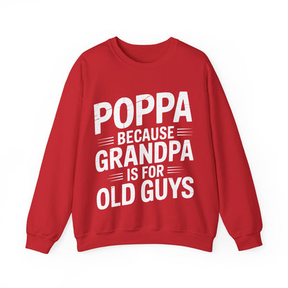 Poppa Grandpa From Grandkids Father's Day Poppa Sweatshirt