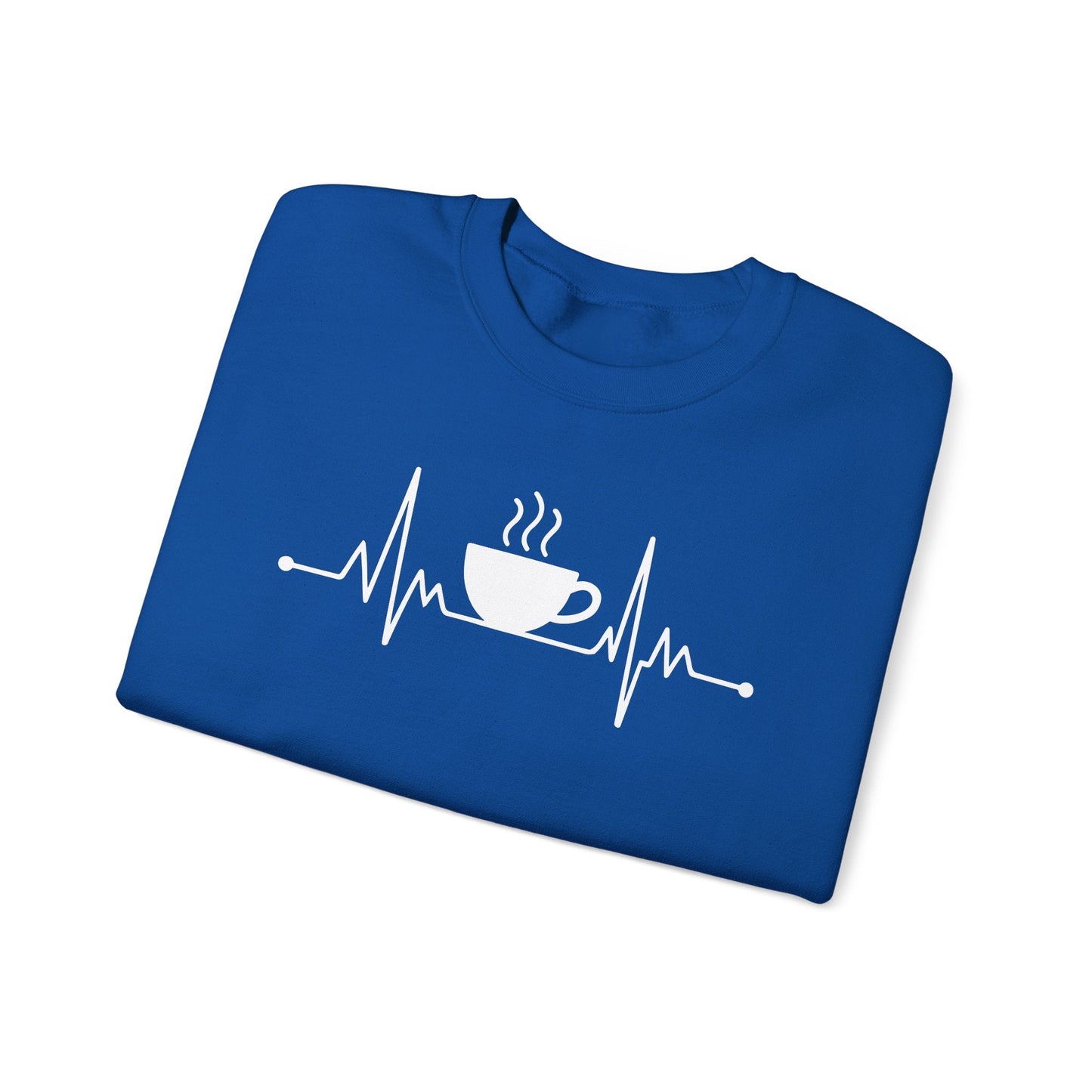 Coffee Heartbeat Drinking Coffee Sweatshirt