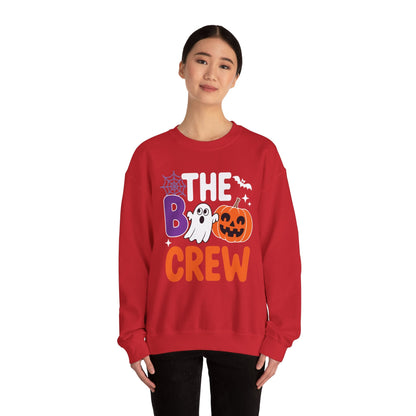 Halloween The Boo Crew Cute Ghost Spooky Family Matching Sweatshirt