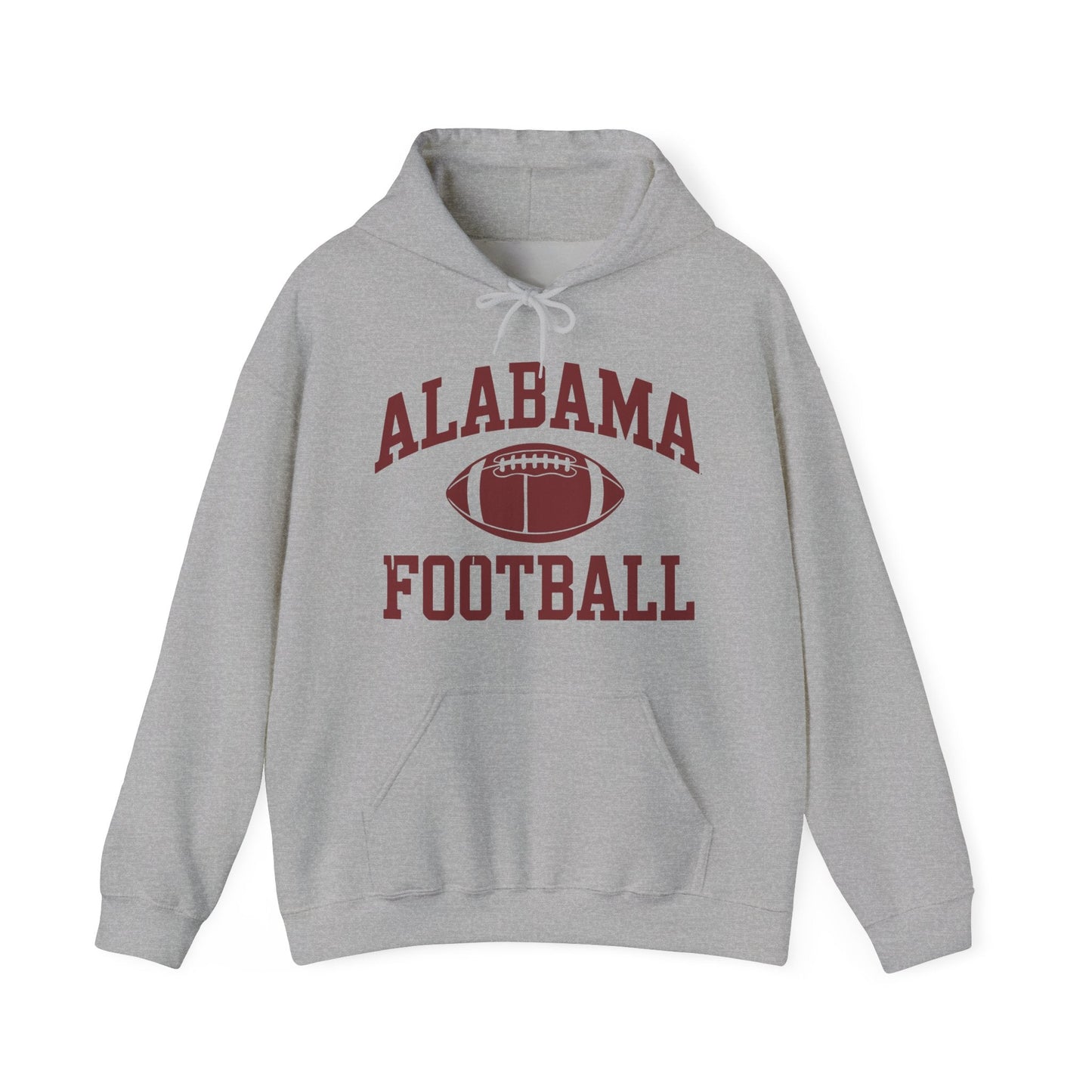 Men's Grey Alabama Football Vintage Distressed Hoodie