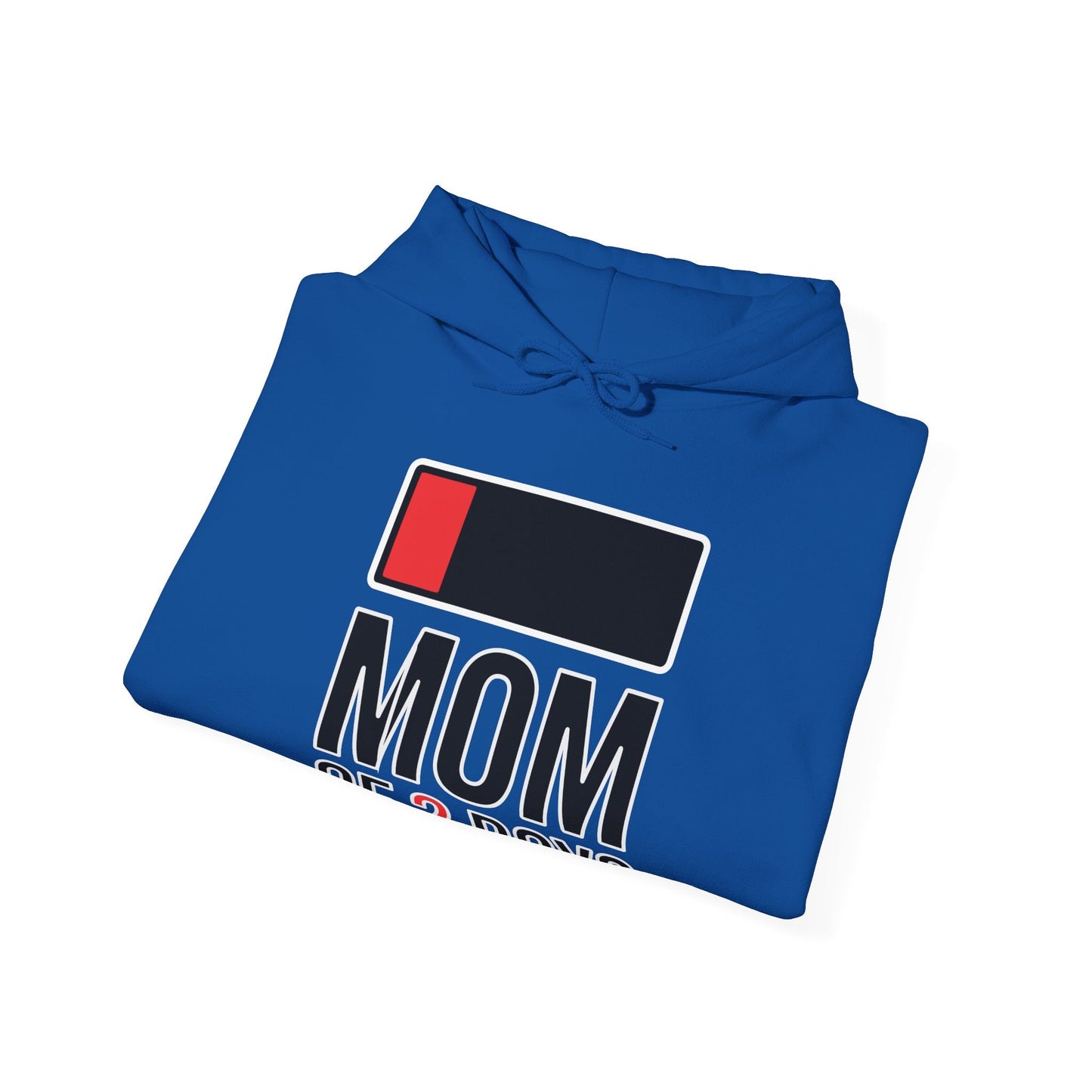 Mom of 2 Boys Gift from Son Mothers Day Birthday Women Hoodie