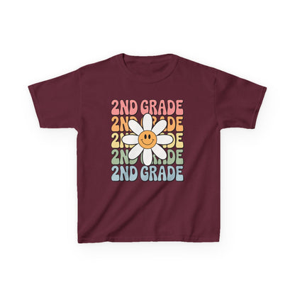 Groovy 2nd Grade Back To School First Day of Second Grade T-Shirt