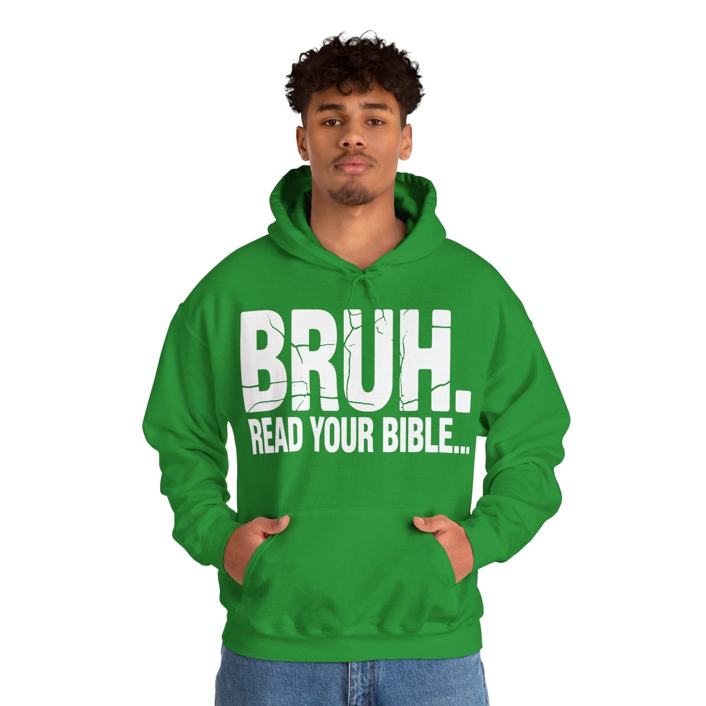 Funny Meme Bruh Read Your Bible Christian Religious Faith Hoodie