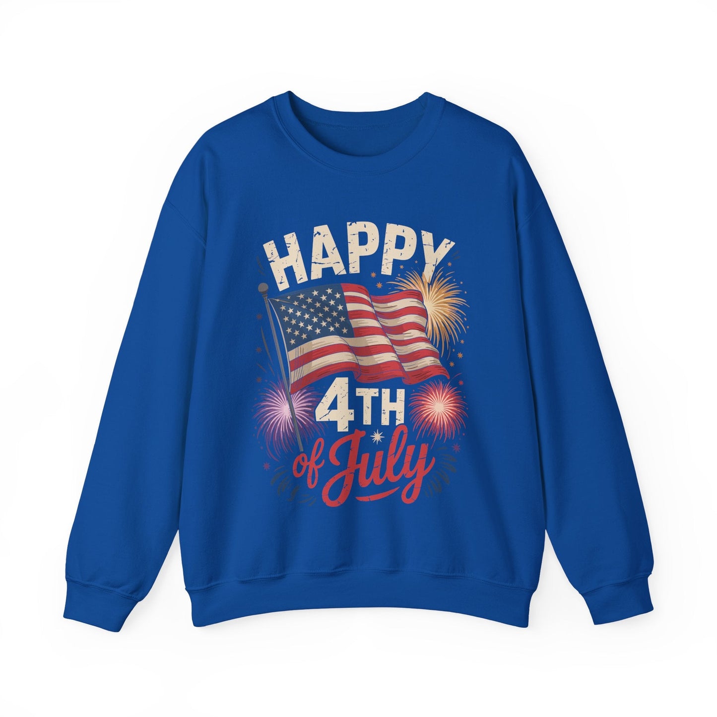 Happy 4th Of July Patriotic American US Flag 4th Of July Sweatshirt
