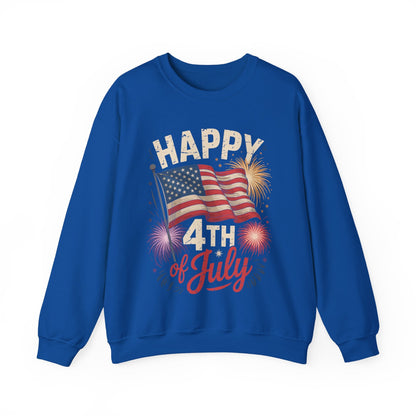 Happy 4th Of July Patriotic American US Flag 4th Of July Sweatshirt