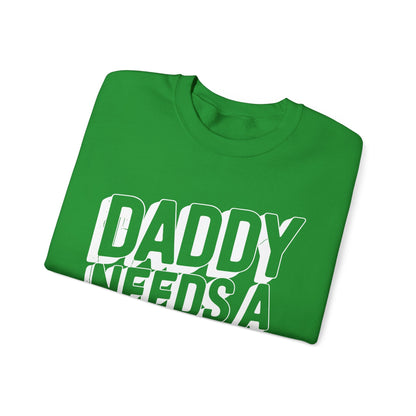 Daddy Needs A Beer Shirt Funny Men Drinking Dad Fathers Day Sweatshirt