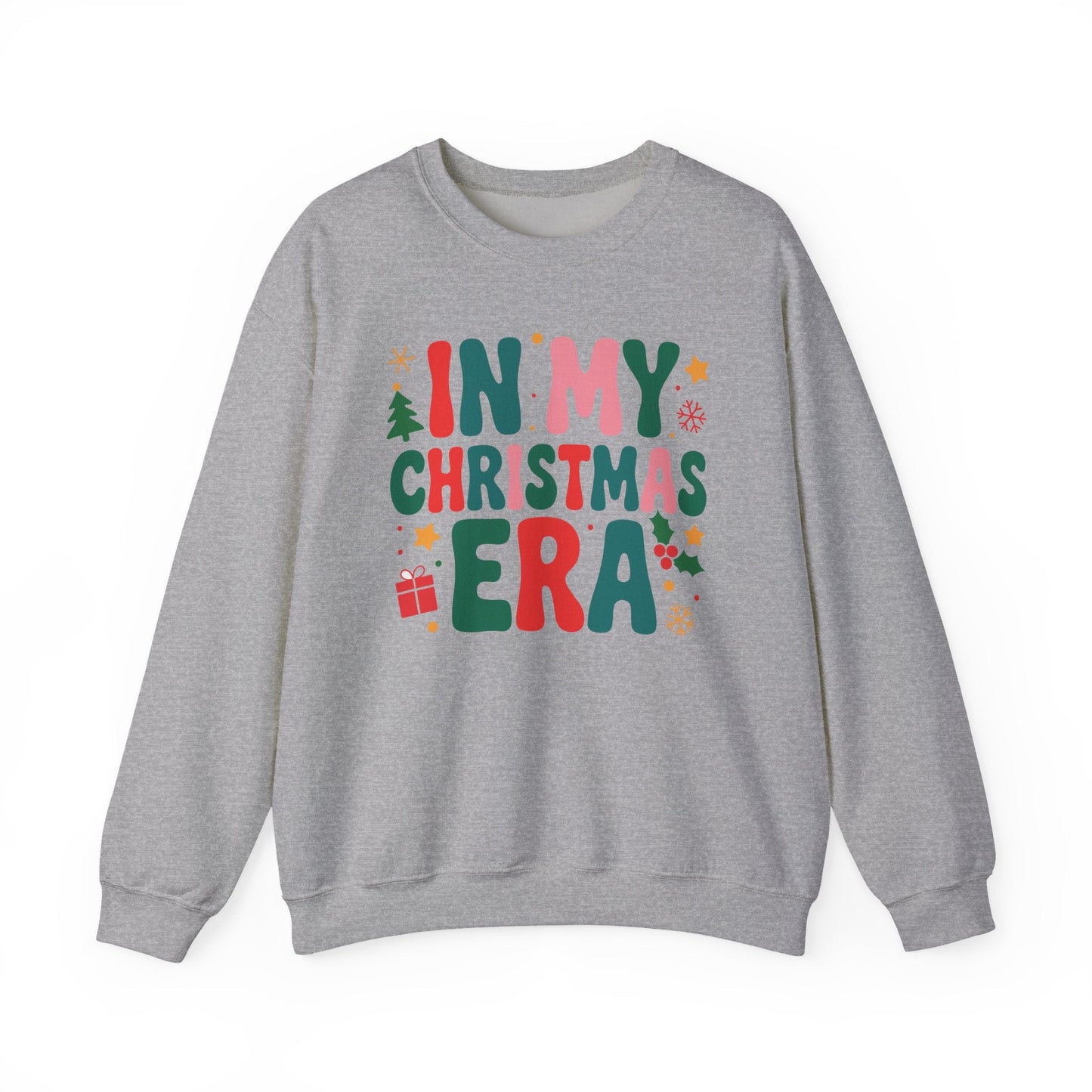 In My Christmas Era Cute Groovy Christmas Holiday Xmas Sweatshirt