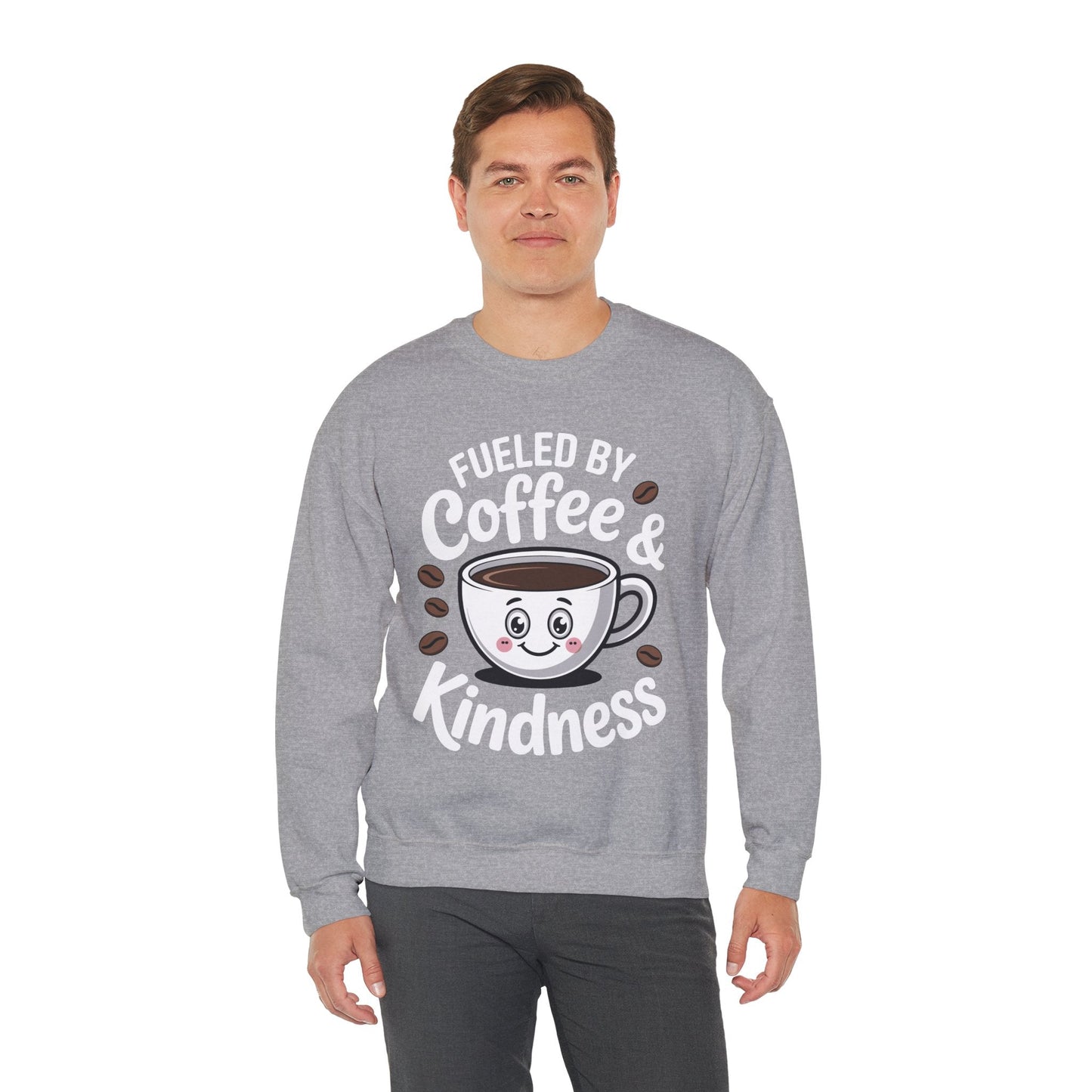 Funny Coffee Lover Fueled by Coffee And Kindness Sweatshirt