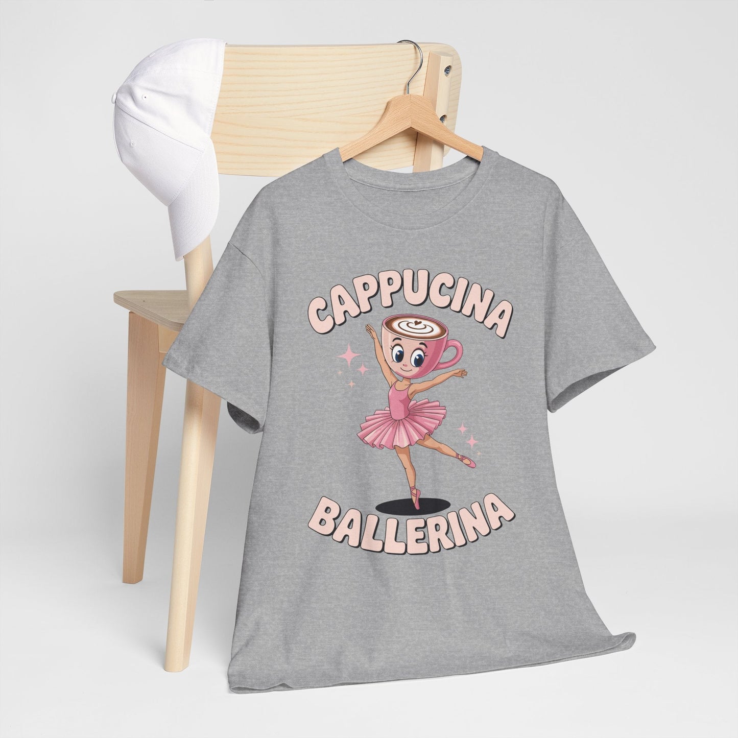 Funny Ballerina Cappuccina Coffee Dance Lovers Italian Meme T-Shirt