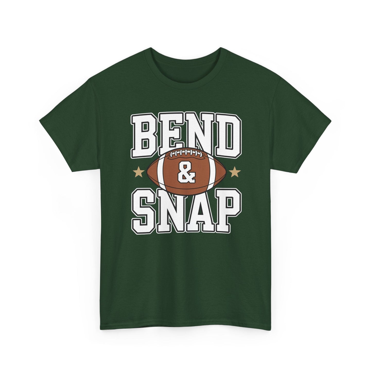 Funny Game Day Touchdown Season Cute Bend and Snap Football T-Shirt