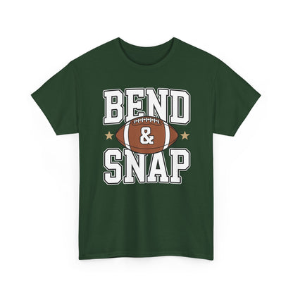 Funny Game Day Touchdown Season Cute Bend and Snap Football T-Shirt