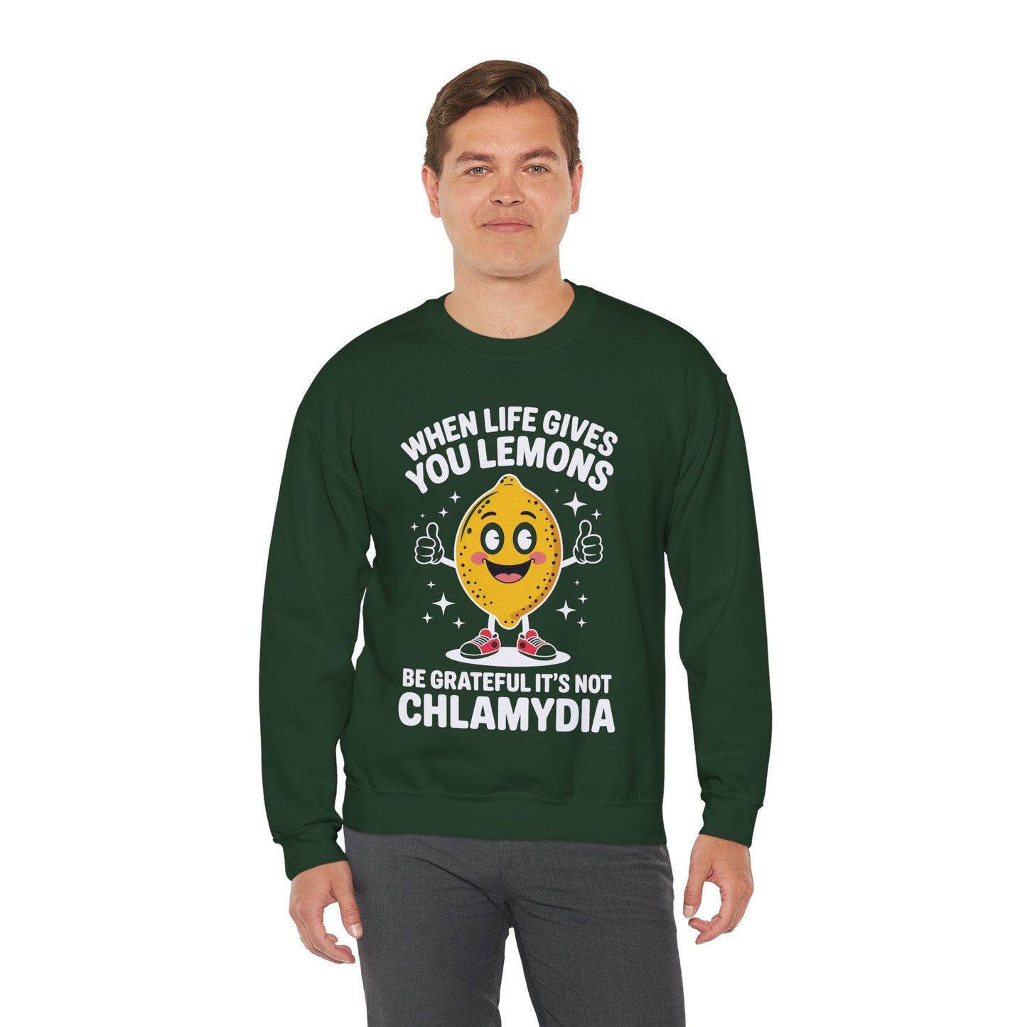 Lemons and Chlamydia Absurd Offensive Meme Sarcastic Edgy Sweatshirt