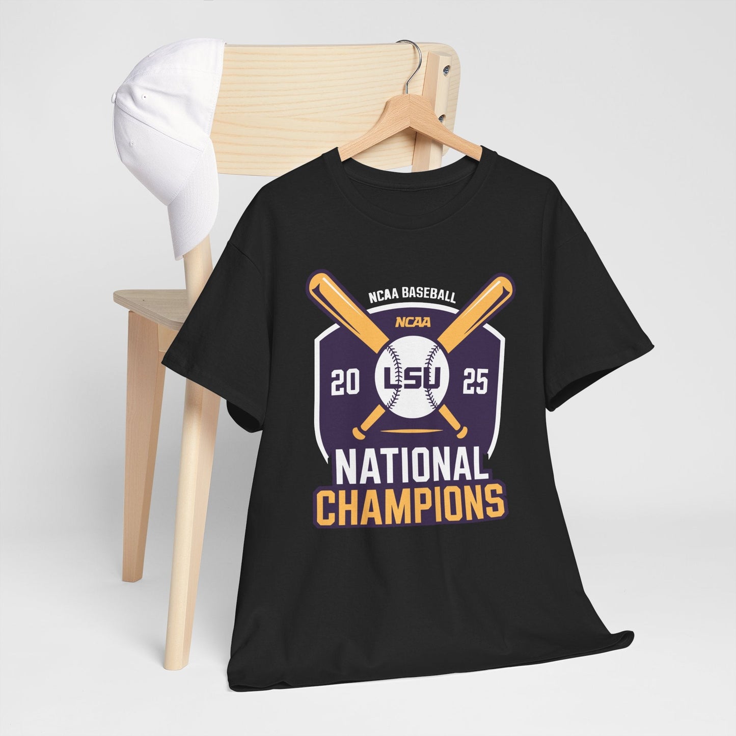 LSU Baseball 2025 National Champions Logo T-Shirt