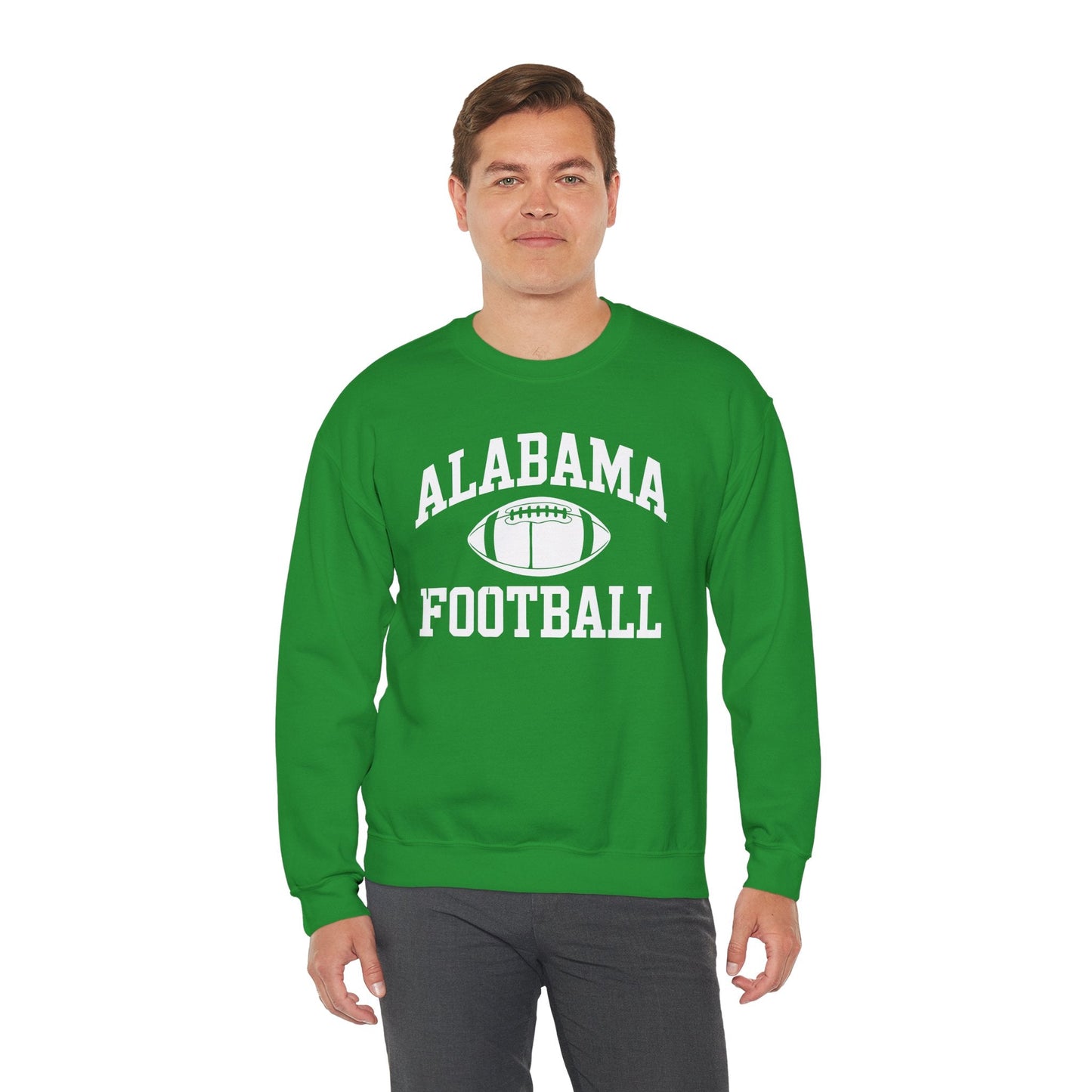 Men's Grey Alabama Football Vintage Distressed Sweatshirt