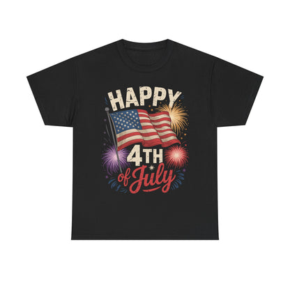 Happy 4th Of July Patriotic American US Flag 4th Of July T-Shirt