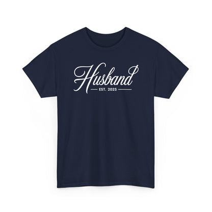 Couples Gifts For Husband And Wife Matching Husband Est 2025 Just Married Honeymoon Wedding T-Shirt