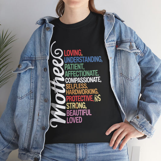 MOTHER Meaning Shirt I Love Mom Mothers Day T-Shirt
