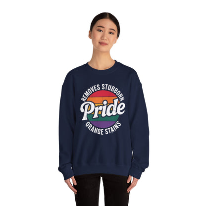 Resist Trump Remove Stubborn Orange Stains Pride Month LGBTQ Sweatshirt