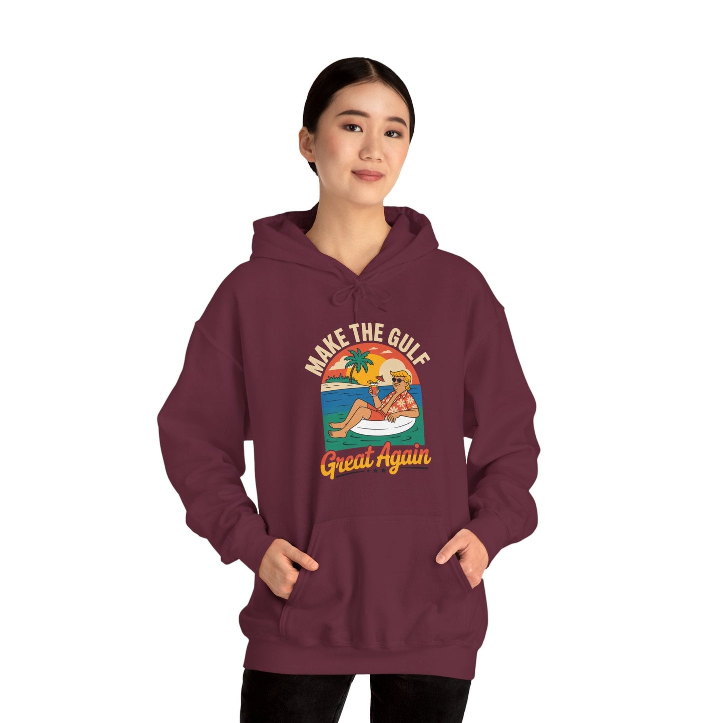 Funny Trump Make The Gulf Great Again Hoodie