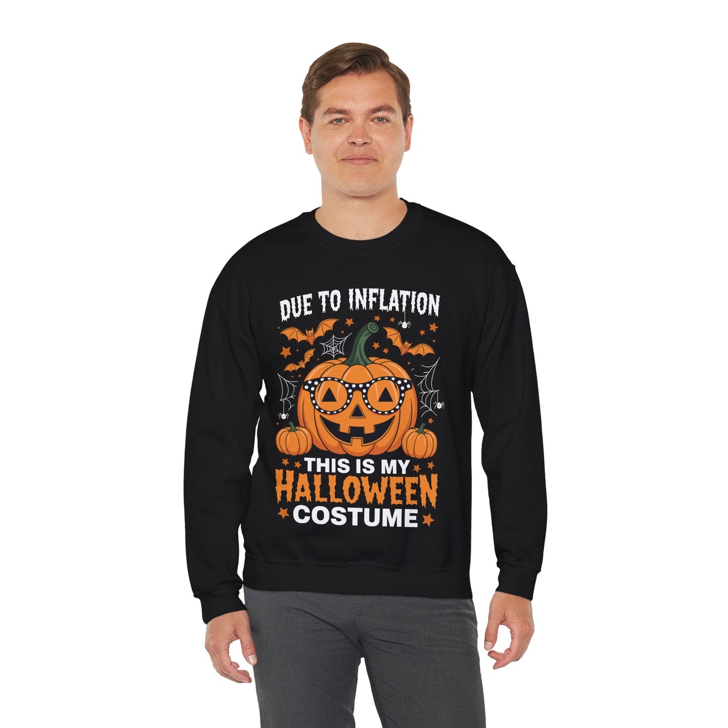 Pumpkin Halloween Costume Men Women Funny Halloween 2025 Sweatshirt