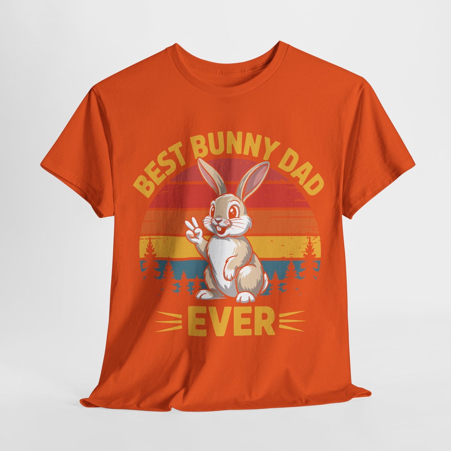 Best Bunny Dad Ever Funny Rabbit Lover Dad Gift T-Shirt for Pet Owners
