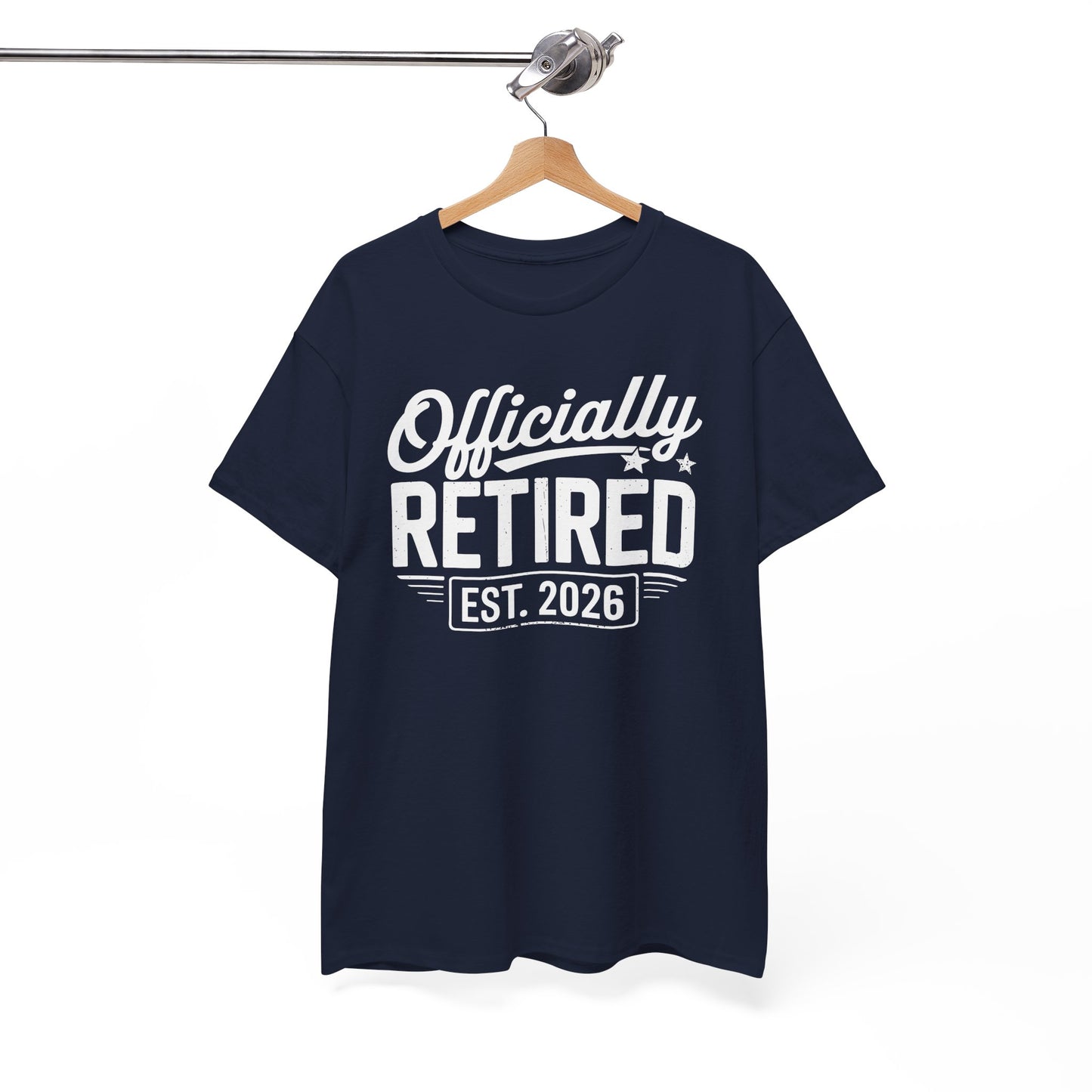 Funny Retirement 2026 Officially Retired Vintage Humor T-Shirt