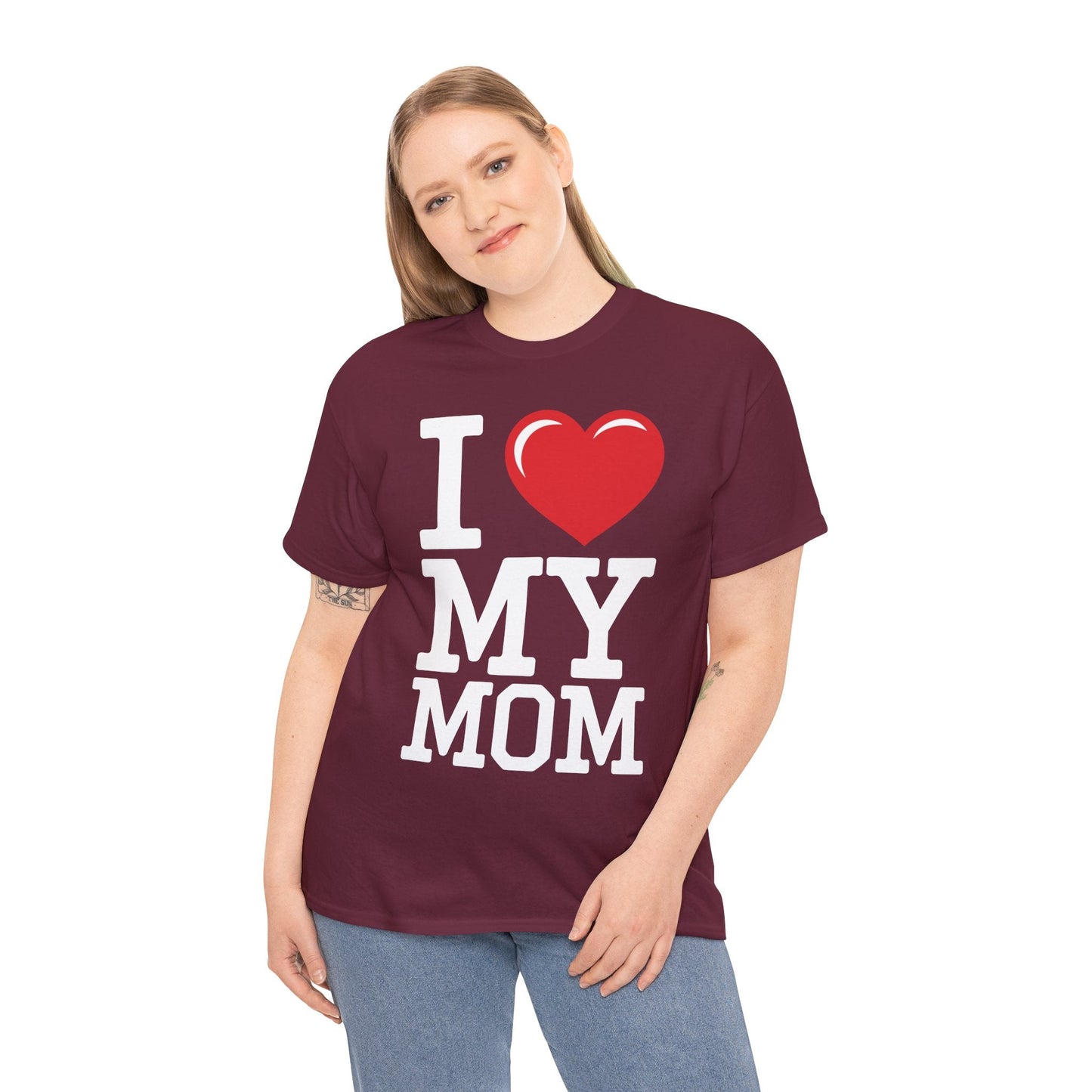 I Love My Mom Mothers Day from Daughter or Son T-Shirt