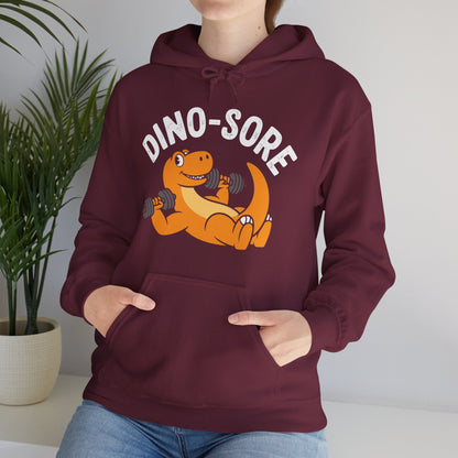 Gym Workout Dino Sore Exercise Fitness Boys Women Men Hoodie