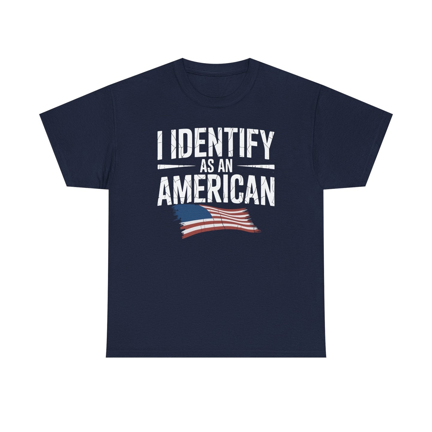 I Identify as an American No Identity Politics USA T-Shirt